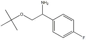 2-(tert-butoxy)-1-(4-fluorophenyl)ethan-1-amine Struktur