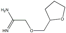 2-(tetrahydrofuran-2-ylmethoxy)ethanimidamide Struktur