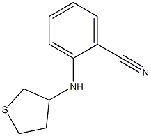 2-(thiolan-3-ylamino)benzonitrile Struktur