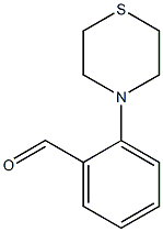 2-(thiomorpholin-4-yl)benzaldehyde Struktur