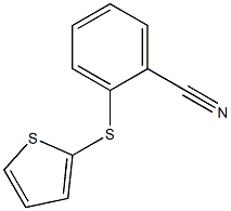 2-(thiophen-2-ylsulfanyl)benzonitrile Struktur