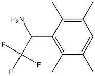 2,2,2-trifluoro-1-(2,3,5,6-tetramethylphenyl)ethan-1-amine Struktur