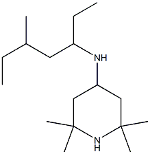 2,2,6,6-tetramethyl-N-(5-methylheptan-3-yl)piperidin-4-amine Struktur