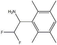 2,2-difluoro-1-(2,3,5,6-tetramethylphenyl)ethan-1-amine Struktur