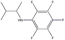 2,3,4,5,6-pentafluoro-N-(3-methylbutan-2-yl)aniline Struktur