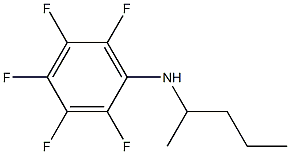 2,3,4,5,6-pentafluoro-N-(pentan-2-yl)aniline Struktur