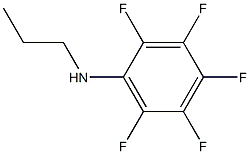 2,3,4,5,6-pentafluoro-N-propylaniline Struktur