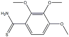 2,3,4-trimethoxybenzenecarbothioamide Struktur