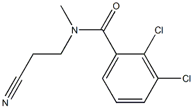 2,3-dichloro-N-(2-cyanoethyl)-N-methylbenzamide Struktur