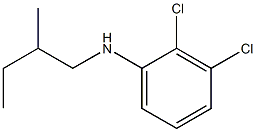 2,3-dichloro-N-(2-methylbutyl)aniline Struktur