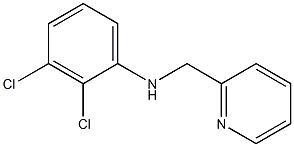 2,3-dichloro-N-(pyridin-2-ylmethyl)aniline Struktur