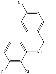 2,3-dichloro-N-[1-(4-chlorophenyl)ethyl]aniline Struktur