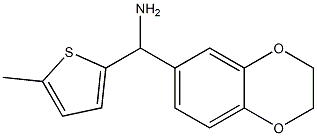 2,3-dihydro-1,4-benzodioxin-6-yl(5-methylthiophen-2-yl)methanamine Struktur