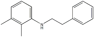 2,3-dimethyl-N-(2-phenylethyl)aniline Struktur