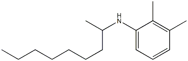 2,3-dimethyl-N-(nonan-2-yl)aniline Struktur