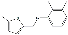 2,3-dimethyl-N-[(5-methylthiophen-2-yl)methyl]aniline Struktur