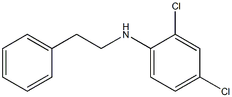 2,4-dichloro-N-(2-phenylethyl)aniline Struktur