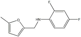 2,4-difluoro-N-[(5-methylfuran-2-yl)methyl]aniline Struktur