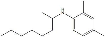 2,4-dimethyl-N-(octan-2-yl)aniline Struktur