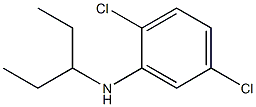 2,5-dichloro-N-(pentan-3-yl)aniline Struktur