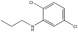 2,5-dichloro-N-propylaniline Struktur