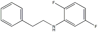 2,5-difluoro-N-(2-phenylethyl)aniline Struktur