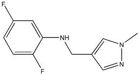 2,5-difluoro-N-[(1-methyl-1H-pyrazol-4-yl)methyl]aniline Struktur