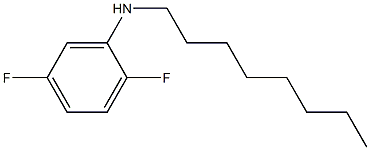 2,5-difluoro-N-octylaniline Struktur