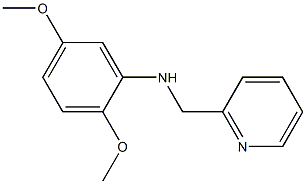 2,5-dimethoxy-N-(pyridin-2-ylmethyl)aniline Struktur