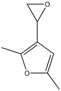 2,5-dimethyl-3-(oxiran-2-yl)furan Struktur