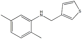 2,5-dimethyl-N-(thiophen-3-ylmethyl)aniline Struktur