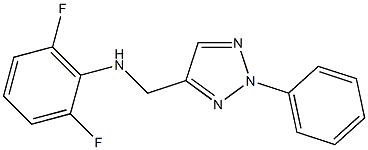 2,6-difluoro-N-[(2-phenyl-2H-1,2,3-triazol-4-yl)methyl]aniline Struktur