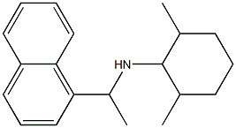 2,6-dimethyl-N-[1-(naphthalen-1-yl)ethyl]cyclohexan-1-amine Struktur