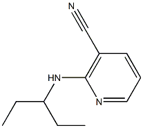 2-[(1-ethylpropyl)amino]nicotinonitrile Struktur