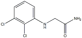 2-[(2,3-dichlorophenyl)amino]acetamide Struktur