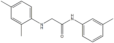 2-[(2,4-dimethylphenyl)amino]-N-(3-methylphenyl)acetamide Struktur