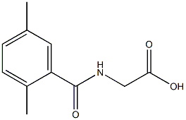 2-[(2,5-dimethylphenyl)formamido]acetic acid Struktur