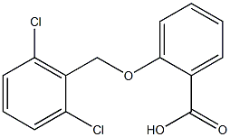 2-[(2,6-dichlorophenyl)methoxy]benzoic acid Struktur