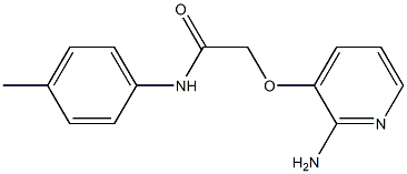 2-[(2-aminopyridin-3-yl)oxy]-N-(4-methylphenyl)acetamide Struktur