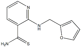 2-[(2-furylmethyl)amino]pyridine-3-carbothioamide Struktur