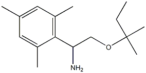 2-[(2-methylbutan-2-yl)oxy]-1-(2,4,6-trimethylphenyl)ethan-1-amine Struktur