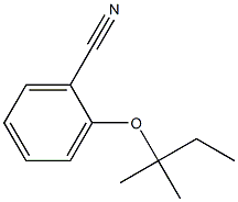 2-[(2-methylbutan-2-yl)oxy]benzonitrile Struktur