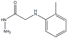 2-[(2-methylphenyl)amino]acetohydrazide Struktur