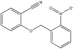 2-[(2-nitrobenzyl)oxy]benzonitrile Struktur