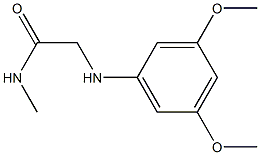 2-[(3,5-dimethoxyphenyl)amino]-N-methylacetamide Struktur