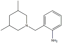 2-[(3,5-dimethylpiperidin-1-yl)methyl]aniline Struktur