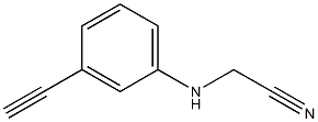 2-[(3-ethynylphenyl)amino]acetonitrile Struktur