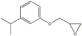 2-[(3-isopropylphenoxy)methyl]oxirane Struktur