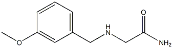 2-[(3-methoxybenzyl)amino]acetamide Struktur