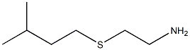 2-[(3-methylbutyl)thio]ethanamine Struktur